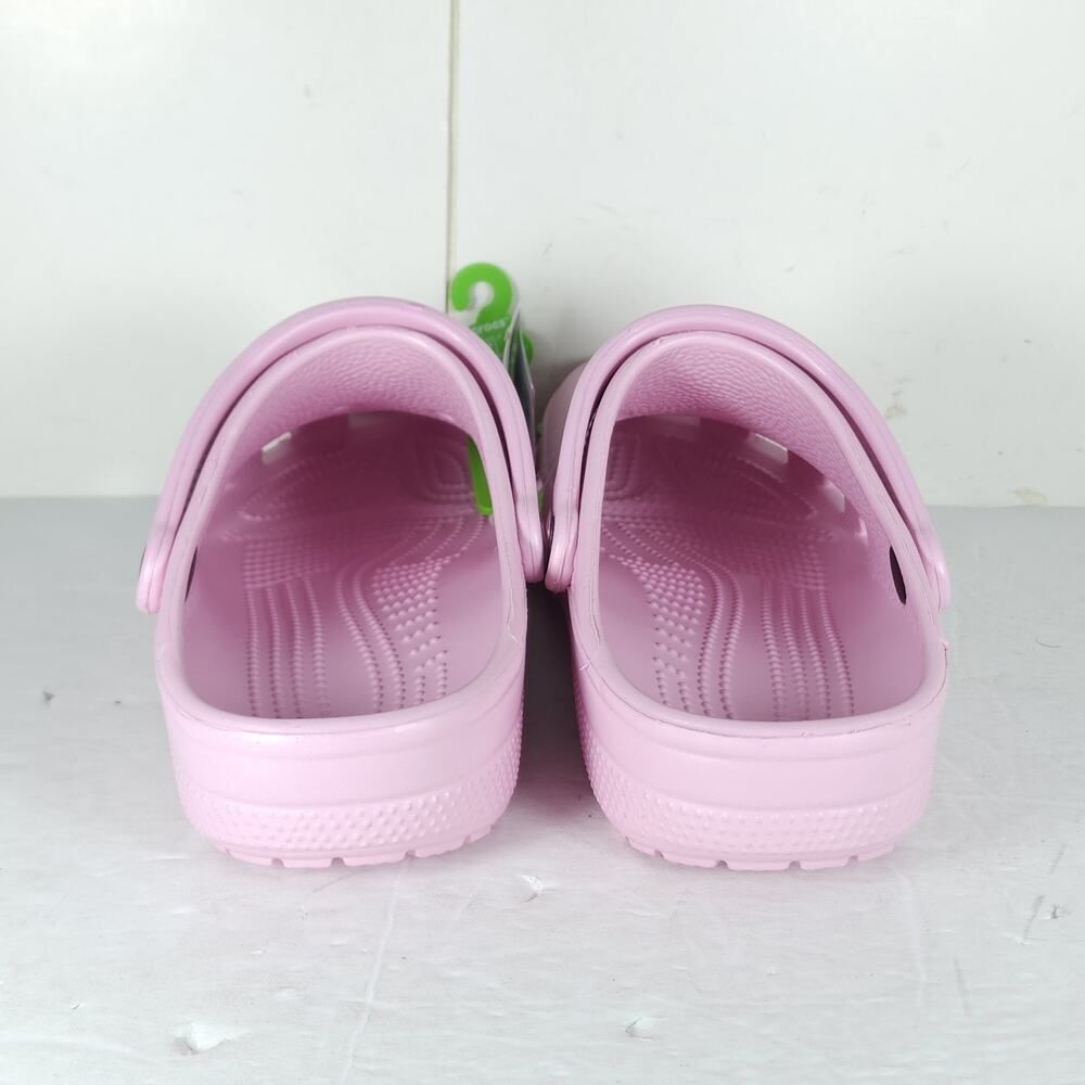 Crocs Classic Women's US 9 Pink Milk Comfort Slip-On Clogs Shoes/ W Charms NWT - Picture 4 of 8